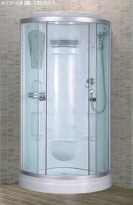 lifeup-015 シャワーユニット 透明ガラス シンプル シャワールーム 簡単 設置 リフォーム 格安 組立 シャワーブース DIY ホテル 民宿