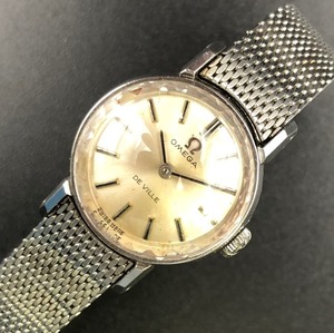 ◆時計◆『WH-11338』★OMEGA(オメガ)★DEVILLE カットガラス カクテル★稼働品★