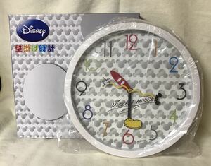 ディズニー ミッキーマウス 壁掛け時計　アリス　秒針が手　レア　正規品