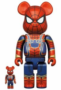 BE@RBRICK IRON SPIDER 100％ & 400％