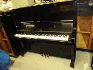 ビクターピアノ V７ 黒塗り 高級品 音色の良いお勧め品 格安提供！運賃無料・条件あり