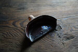古いベイクドアップル用の手付き鉢 / 1800年代(19世紀)・フランス / アンティーク 古道具 民陶