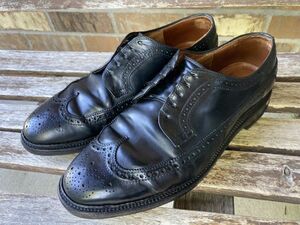 11 C/E Alden オールデン 9751 シェルコードバン 外羽根 ウイングチップ 紳士靴 黒
