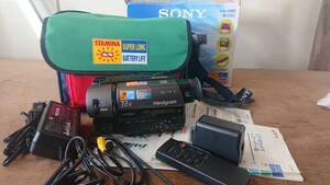 ジャンクソニーハンディカム8ミリビデオカメラTR280PK 中古品