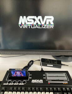 【動作確認済・ほぼ未使用】MSXVR Virtualizer 本体＋付属品一式 (日本語キーボード・キー色カスタマイズあり)
