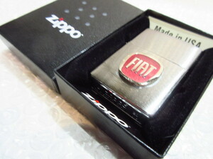 【Spiral】フィアット・エンブレム Zippo/ジッポライター・シルバー【type2】新品/FIAT/