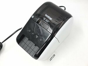 【z27129】BROTHER LABEL PRINTER ブラザ ラベルプリンター QL-800 電源コード ラベルシール 付属 動作確認済み 格安スタート