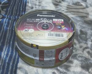 パナソニック 録画用ブルーレイD50GB(書換型)スピンドル30枚　[新品未開封]ー２
