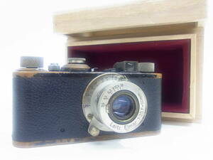 (ZZ66) シャッターOK Leica C型 0 刻印 マーク それと謎刻印 Leitz Elmar F:3.5 50mm レンジファインダー ボディ レンズ 30年代 3.6万番