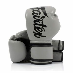 新品 Fairtex フェアテックス シンセティックレザー グローブ BGV14 グレー 12oz ムエイタイ ボクシング キックボクシング MMA 格闘技