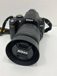 H4-024 NIKON D5000 + AF-S 18-55mm F3.5-5.6GVR 一眼レフカメラ レンズセット フード付き