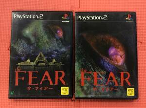 【GM4108/60/0】PS2ソフト★The FEAR (ザ・フィアー)★2本セット★ディスク4枚組★ホラーゲーム★PlayStation2★プレステ2★取説付き★