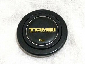 TOMEI　ゴールドロゴ　東名パワード　ホーンボタン 当時物 （検索　モモ　ナルディ　スパルコ　OMP　ステアリング）