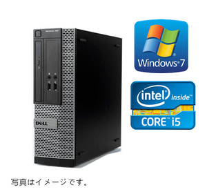 中古パソコン デスクトップ Windows 7 Pro Office付 DELL Optiplex 3010 OR 7010 Core i5 第三世代 3470 3.2G メモリ4G 新品SSD960GB DVD