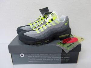 国内正規 新品未使用 NIKE AIR MAX 95 OG BLACK/YELLOW LT GRAPITE US8.5 26.5cm CT1689 001 ブラック/ネオンイエロー/ライトグラファイト