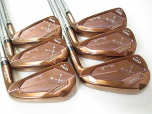 美品 銅IP仕上げ ロマロ レイ RAY CX S20C 5-PW 6本 NS850NEO(S) ROMARO FORGED フォージド ネオ