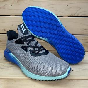 1円 スタート アディダス 28cm アルファ バウンス 1 m グレー ブルー 税込定価11000円 adidas ALPHA BOUNCE 1 m メンズ スニーカー