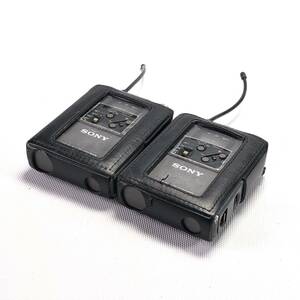 SONY WRT-850 UHF ソニー シンセサイザー トランスミッター 2個セット 通電確認のみ 24E ヱOA4