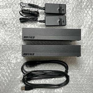 送料無料　【2台セット】　バッファロー　外付け ハードディスクケース　★HDD無し★　3.5インチ SATA　USB3.1(Gen1)/3.0　BUFFALO　一式