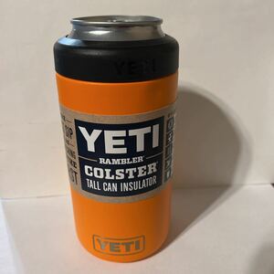 YETI イエティ ランブラー 16オンス　トール缶ホルダー　タンブラー　マイボトル アウトドア　キャンプ用品　オレンジ