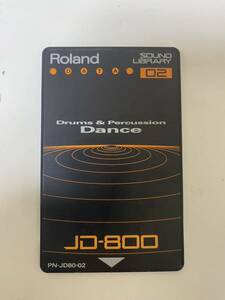 Roland サウンドライブラリー JD-800 drum &Percussion DANCE