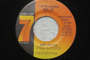 USシングル盤45’ Ann Sexton : You