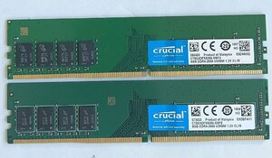 ★送料無料★crucial PC4-2666 DDR4 8GB×2 計16GB デスクトップ用メモリ★動作品★※在庫多数★PC96