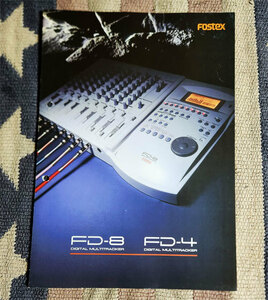 カタログ　FOSTEX　フォステクス　 FD-8　FD-4　マルチトラックレコーダー　デジタルマルチトラッカー　パンフレット　冊子　貴重