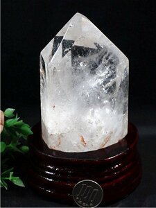 AAA級☆高透明度天然水晶原石178B3-125B30b