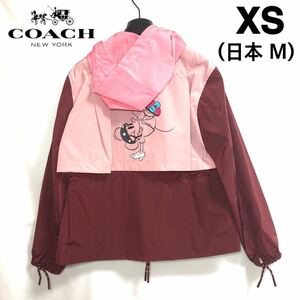 【新品】DISNEY X COACH ディズニー コーチ レディース アウター スケートボード ミッキーマウス スポーツ ジャケット 1547 XS M