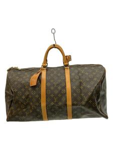 LOUIS VUITTON◆キーポル55_モノグラム・キャンバス_BRW/PVC/BRW/M41424