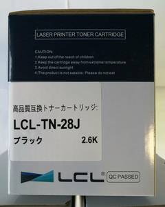 送料無料　【 新品・未開封 】　BROTHER　TN-28J　互換トナー 3本セット　ブラザープリンター用　カラー：ブラック　スピード発送