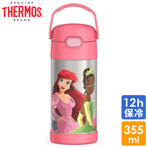 サーモス ステンレス ストロー 水筒 ステンレス水筒 ディズニー プリンセス ピンク ストロー 350ml THERMOS 子供 Princess