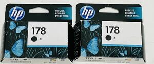 hp　CB316HJ 178 黒インクカートリッジ 2個セット　未開封　期限切れ