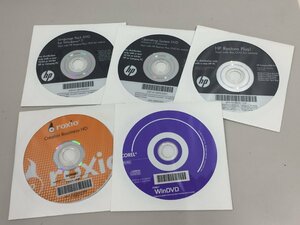 HP Operating System DVD　Windows7 pro/HP Restore Plus/Language Pack DVD /WinDVD 等５枚セット　