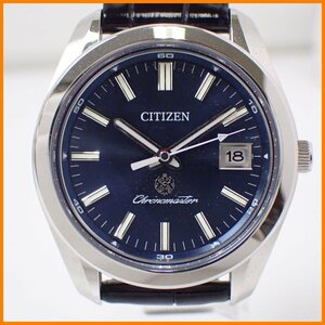 ★The CITIZEN/ザシチズン 300本限定 ブルーイーグル AQ4050-02L 腕時計/ワニ革バンド/10気圧防水/ケース・外箱付き&1296000400