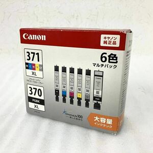 未開封 Canon キャノン インクカートリッジ BCI-371XL+370XL/6MP 6色マルチパック大容量タイプ ブラック MG6930 MG7730F