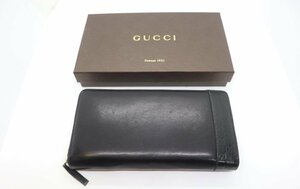 【ト足】CBZ01CAA2C グッチ GUCCI マイクログッチシマ ミストラル ラウンドファスナー 長財布