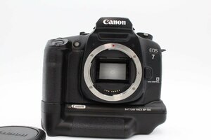 ＜＜バッテリーグリップ付き！！＞＞【良品】CANON キヤノン EOS-7 ボディ #LE2024166