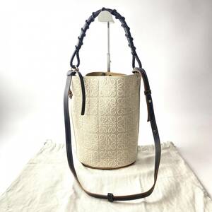 美品 ロエベ LOEWE ゲート バケット 2way ショルダー ハンドバッグ