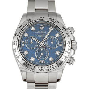 ロレックス ROLEX コスモグラフ デイトナ 116509G ブルー文字盤 中古 腕時計 メンズ