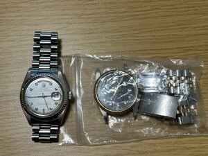ROLEX腕時計 2本 片方ギリギリ稼働品 片方完全ジャンク品