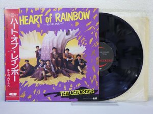 レコード 帯 THE CHECKERS チェッカーズ HEART of RAINBOW ハート オブ レインボー Blue Pacific ブルーパシフィック【E-】 E9627U