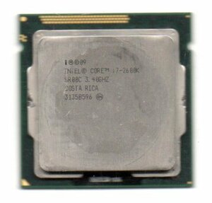 Intel ☆ Core i7-2600K　SR00C ★ 3.40GHz (3.80GHz)／8MB／5GT/s　4コア ★ ソケットLGA1155 ☆