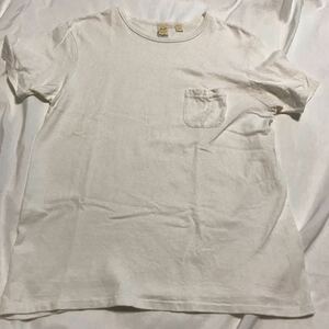 新品未使用　BARNS outfitters バーンズ ポケットTシャツ 吊り編み BR-1000(生産終了) ナチュラル　サイズL