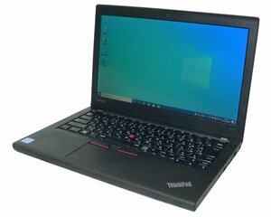 Windows10 Pro 64bit Lenovo Thinkpad X270 Core i3-6006U 2.0GHz メモリ 8GB HDD 500GB(SATA) 光学ドライブなし 軽量 B5サイズ 12.5インチ