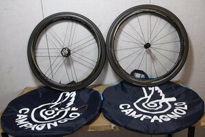 ○Campagnolo カンパニョーロ BORA WTO 45 AC3 シマノフリー 11s対応 クリンチャー チューブレス 2WAYFIT カーボンホイールセット 美品