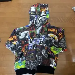 a bathing ape シャークパーカー XXL