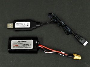 【新型】Heng Long（ヘンロン）1/16スケール 戦車ラジコン専用　7.4V/1800ｍAh XT60コネクター ☆バッテリー・充電器セット