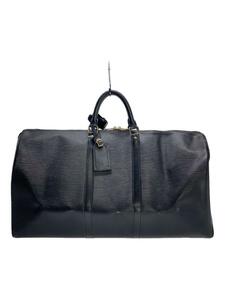 LOUIS VUITTON◆キーポル55_エピ_BLK/レザー/ブラック